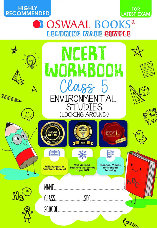 Oba Ncert Evs (B/W) W/Bk 5 (2025)