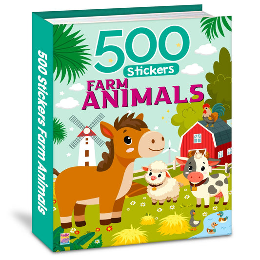 500 Farm Animals Sticker Book