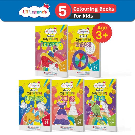 Oba Lil Legends Bk Of Copy Colouring For Age 3+(Set Of 5 Bk'S)