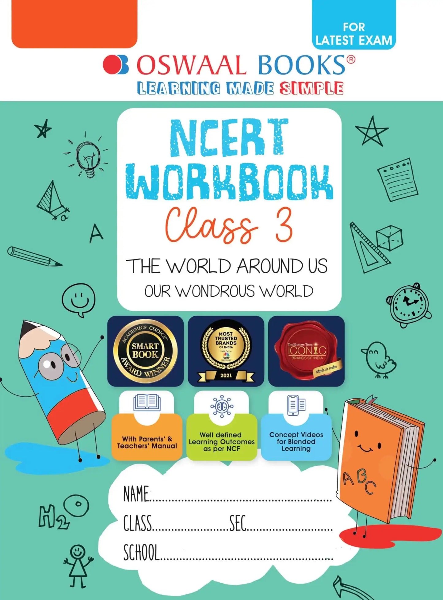 Oba Ncert W/B Our Wondrous World (Evs) Bk 3