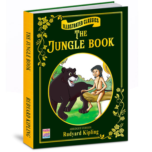 The Jungle Book – Illustrated Classics (Abridged Version) | Rudyard Kipling | Adventure Story Book for Kids | Colour Illustrated Hardcover: Illustrated Classics- The Jungle Book