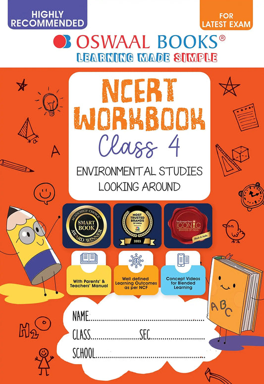Oba Ncert Evs (B/W) W/Bk 4 (2025)