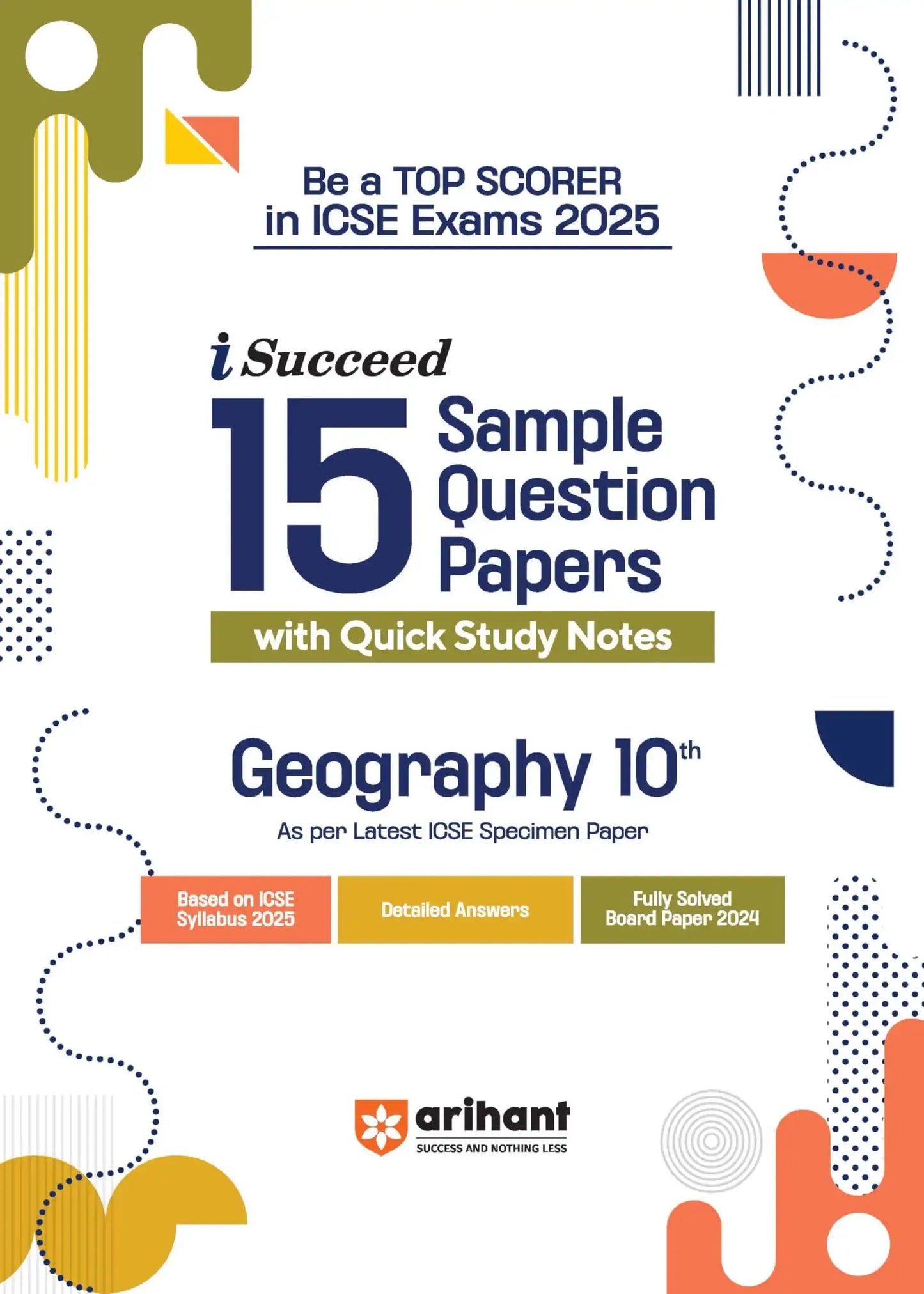 Arihant Icse Sqp Geography Bk 10