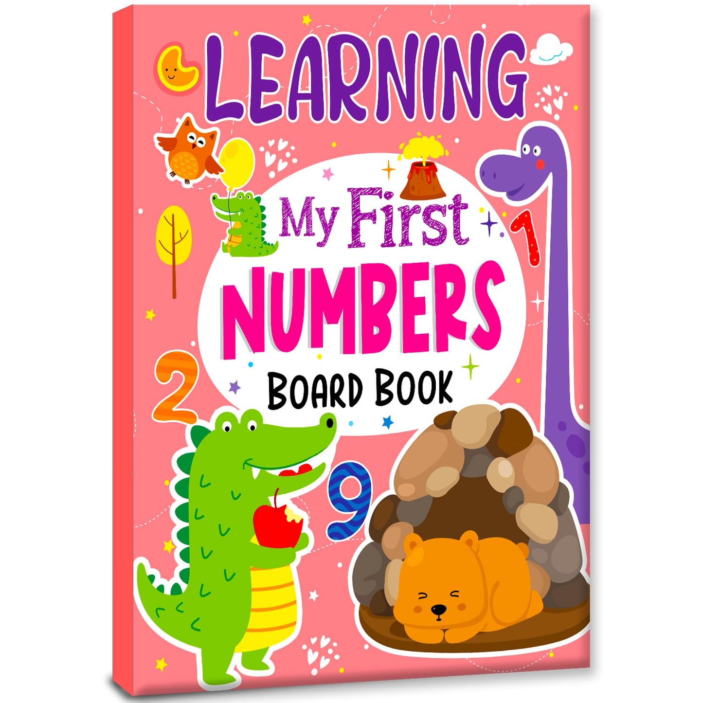 Hello Friend Books Learning My First Numbers- Illustrated Board Book for Kids: Learning My First Numbers Board Book