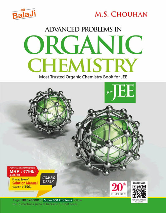 Balaji Advanced Problems in Organic Chemistry for JEE - 20th Edition, 2026