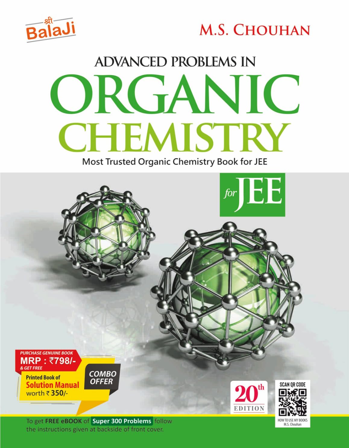Balaji Advanced Problems in Organic Chemistry for JEE - 20th Edition, 2026