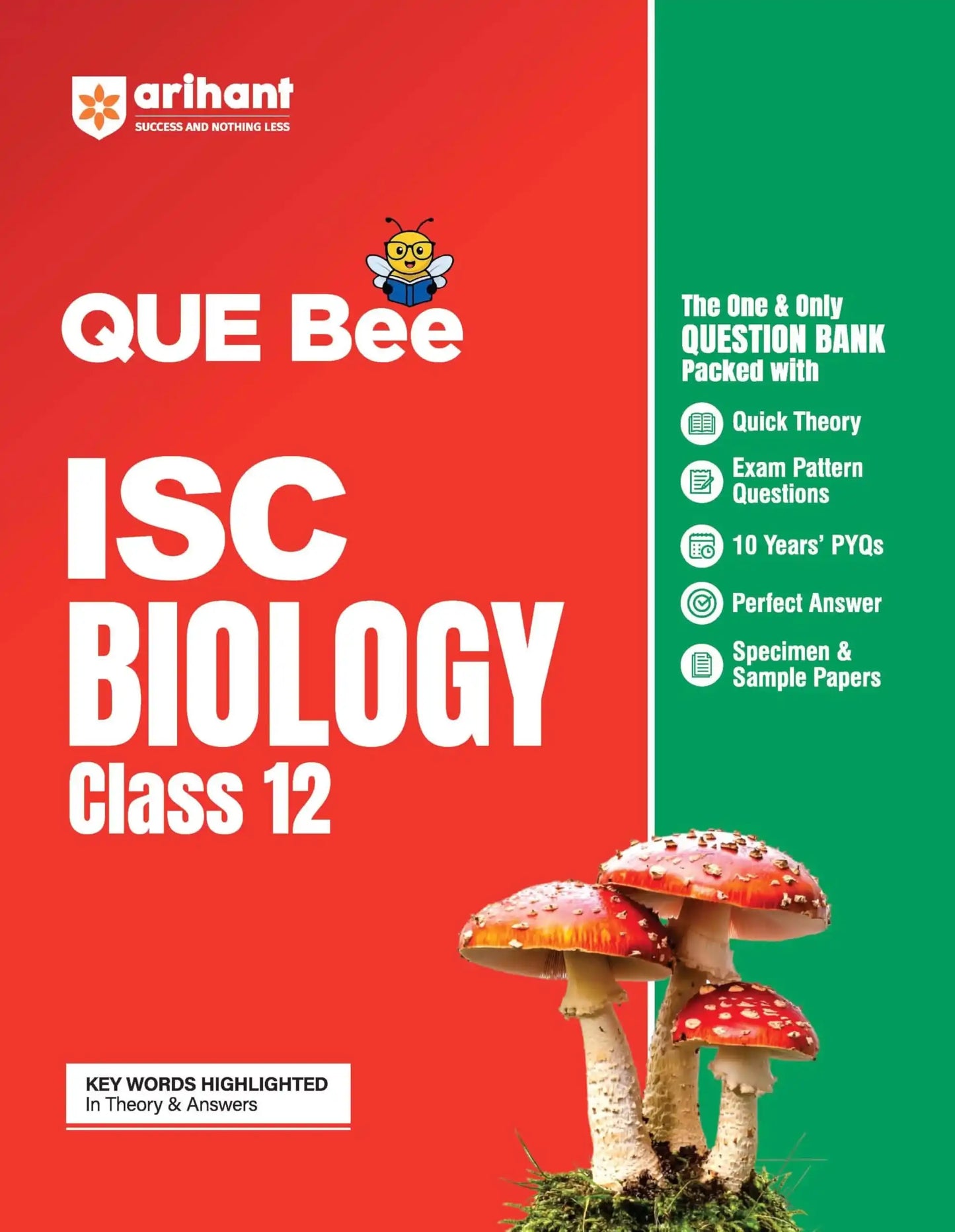 Arihant Que Bee Isc Biology Bk 12