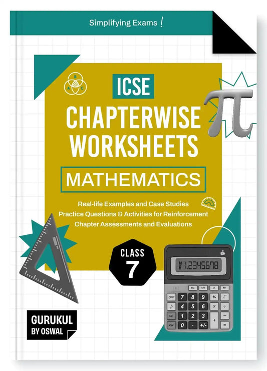 Opp Icse C/W Worksheet Maths Bk 7