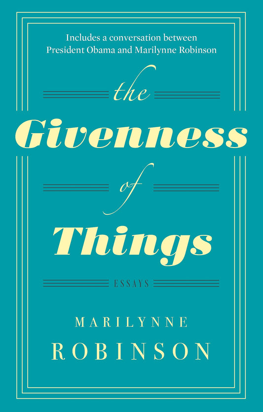 THE GIVENNESS OF THINGS