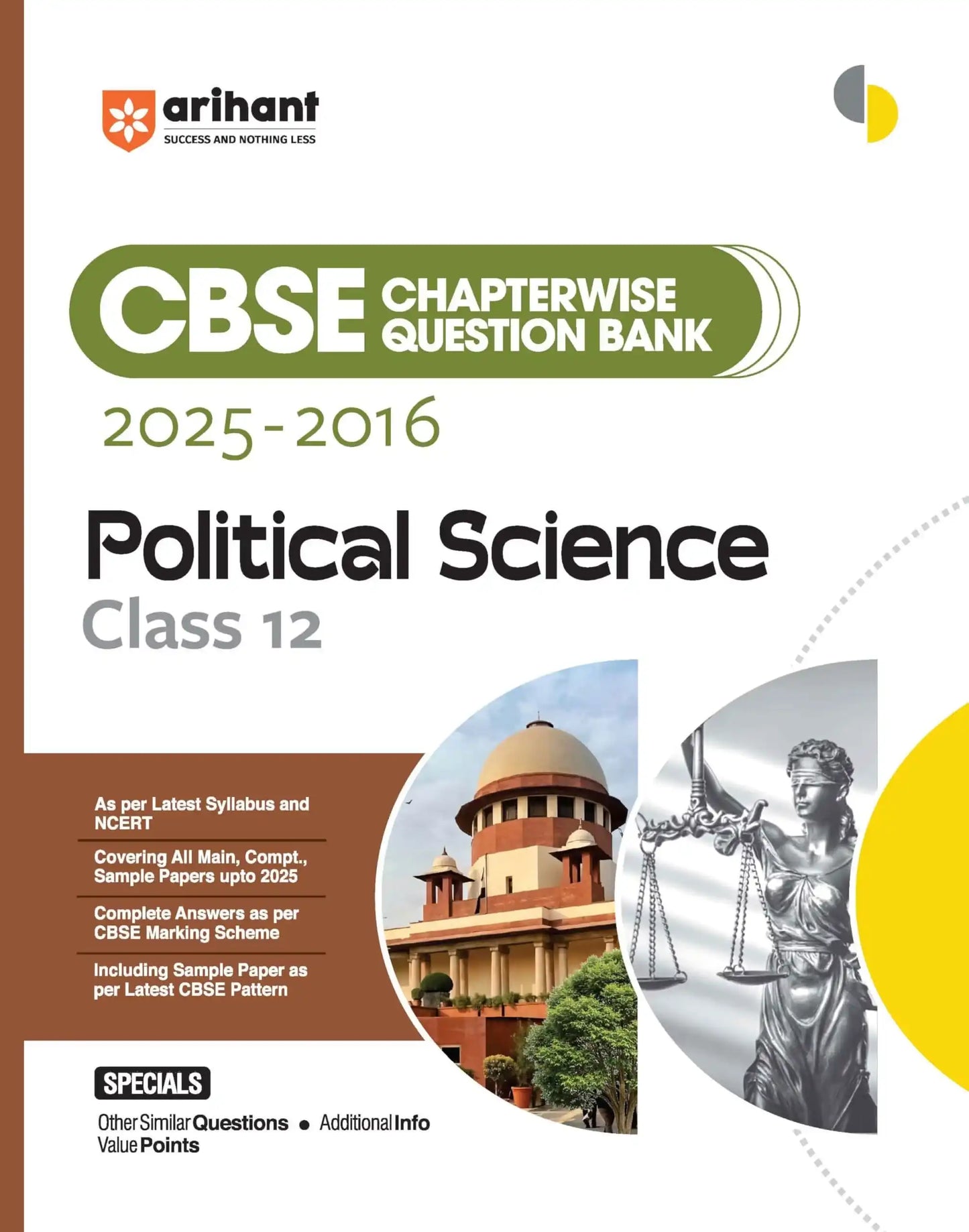 Arihant Chapter Pol Science Solve 12