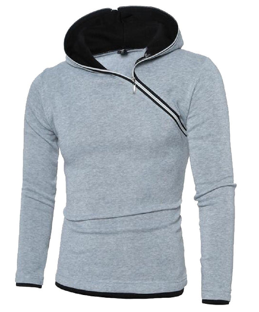 VividYouMen Men's Basic Modern Zipper Hoodie Jacket Sweatshirt S US Small=China Medium Black