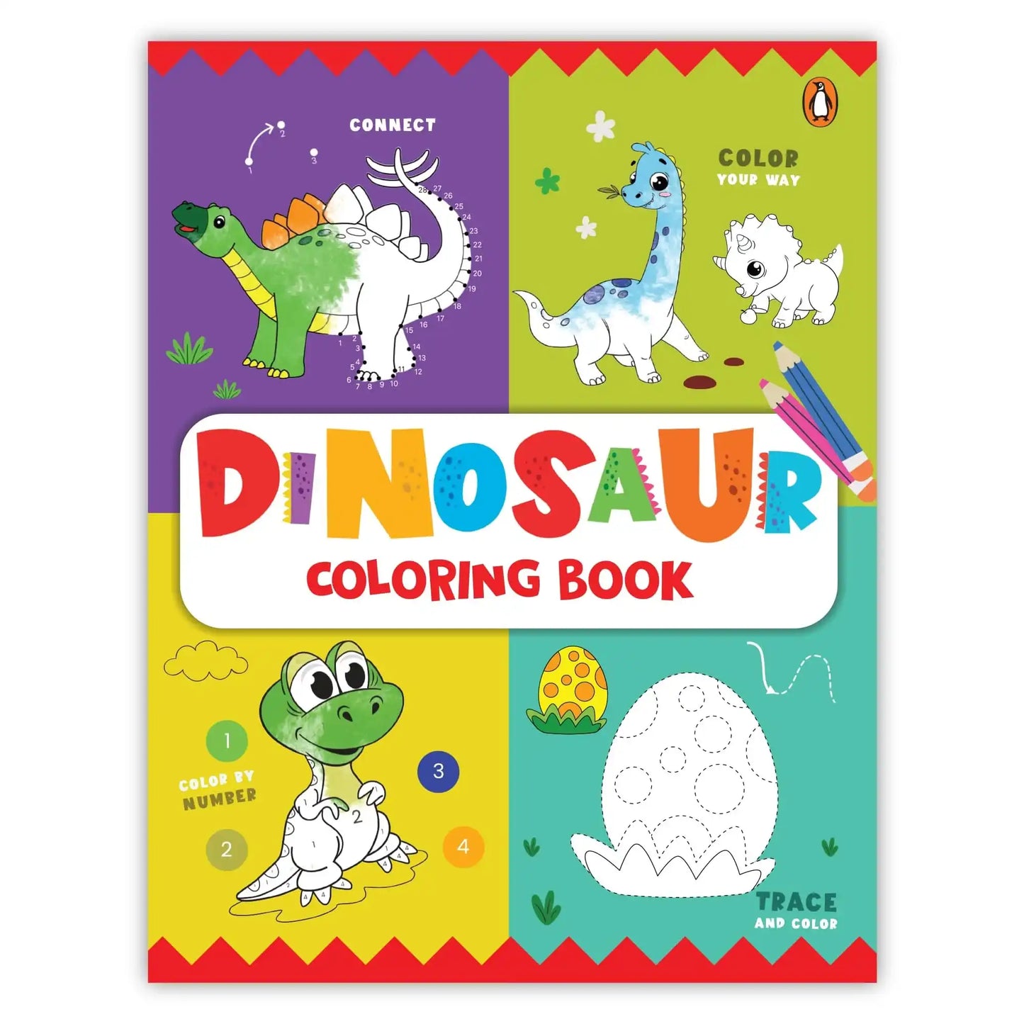 Kids Coloring Book: Dinosaur