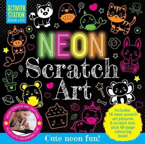 Neon Scratch Art