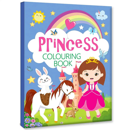 Princess Colouring Book (Blue)