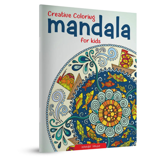 Creative Coloring Mandala For Kids : Coloring Book To Improve Concentration And Relaxation