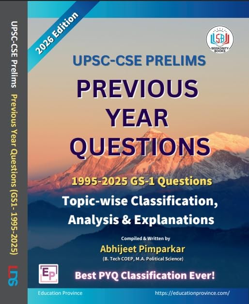 UPSC-CSE Prelims Previous Year Questions 1995-2025 GS-1 Questions