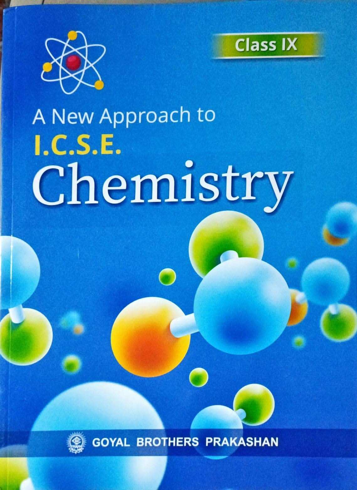 Gbp Icse Chemistry Bk 9 (2025)