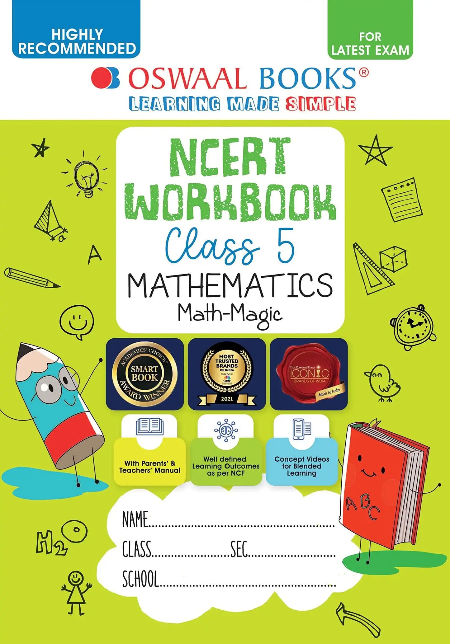 Oba Ncert Math W/B 5 (2025)