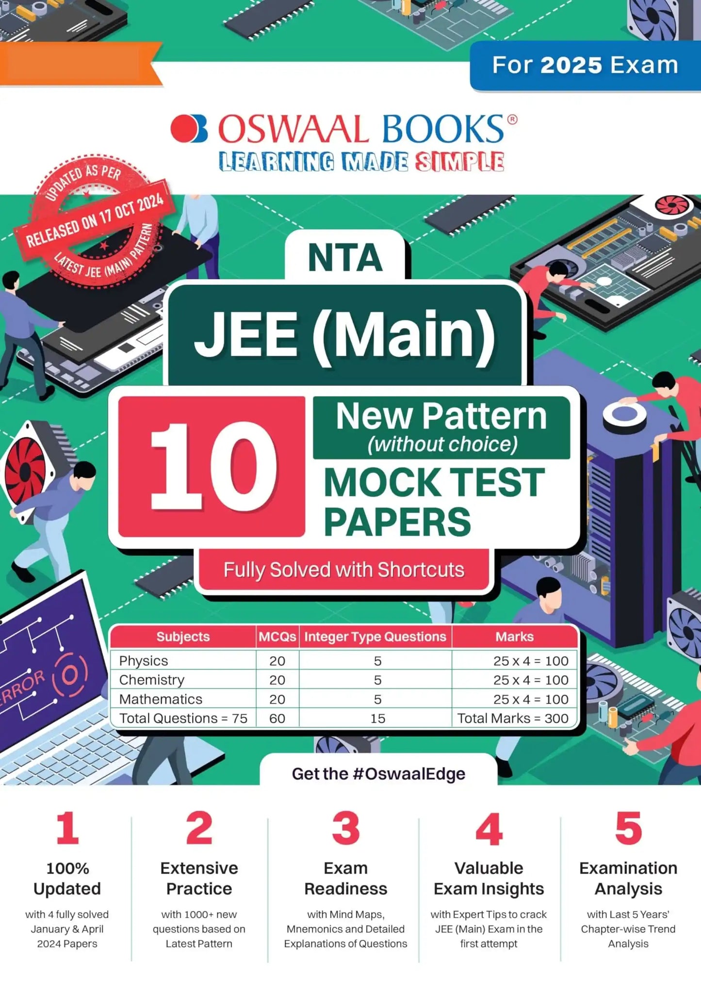 Oba Jee Main New Pattern Mock Test Papers (2025)