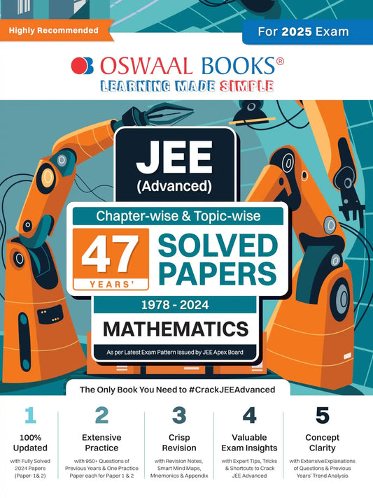 Oba Jee Advanced 47 Yrs C/W & T/W Maths Solved Paper (2025)