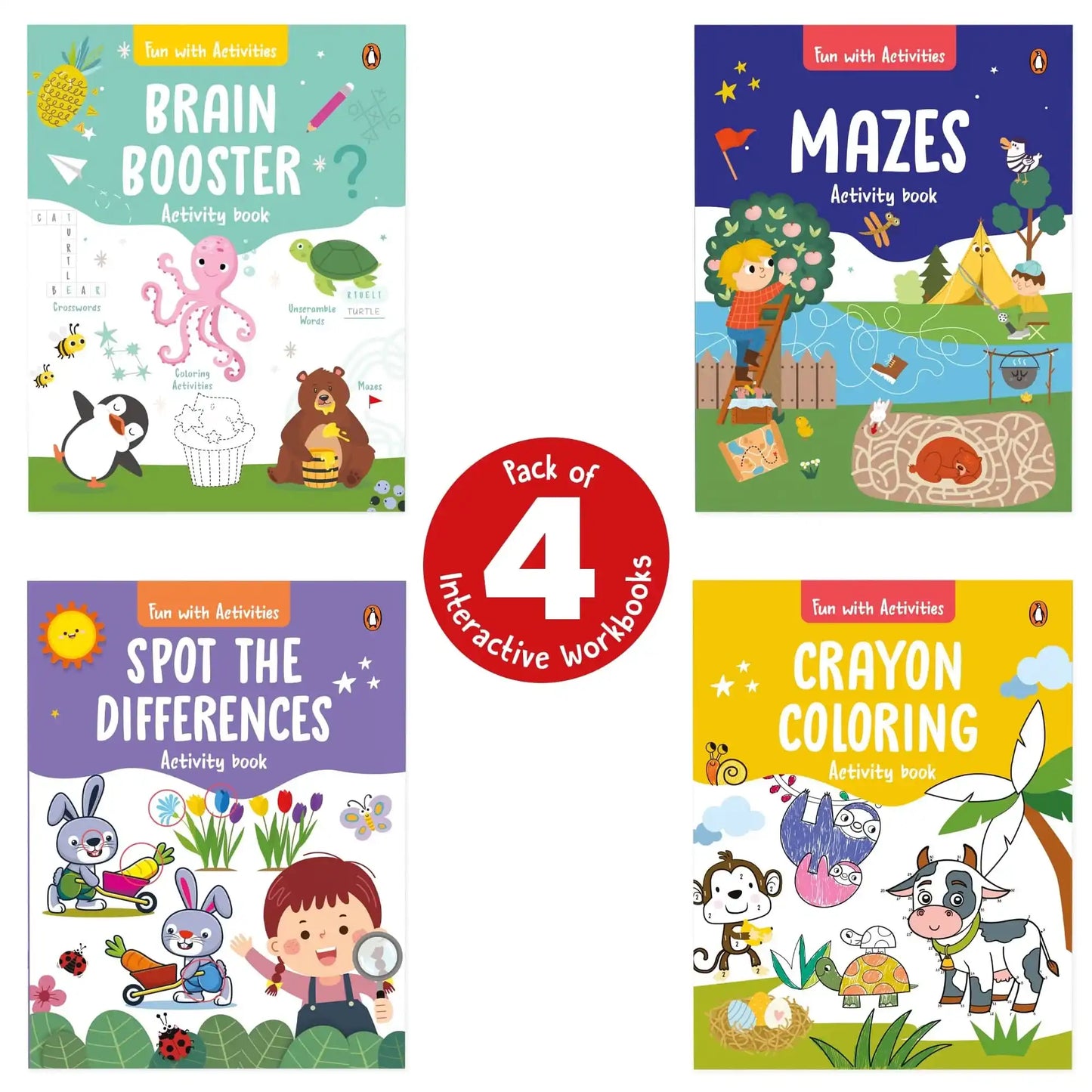Fun With Activities Pack (4 Books Pack)