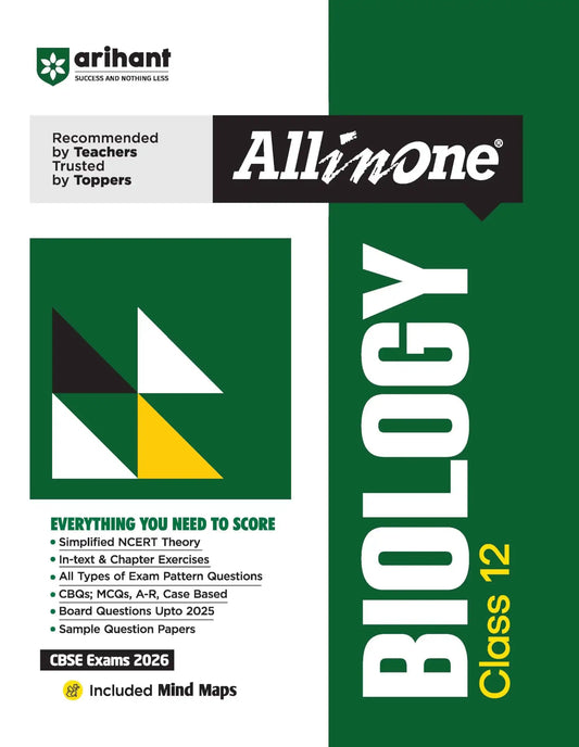 Arihant Aio Biology Bk 12 [2026]
