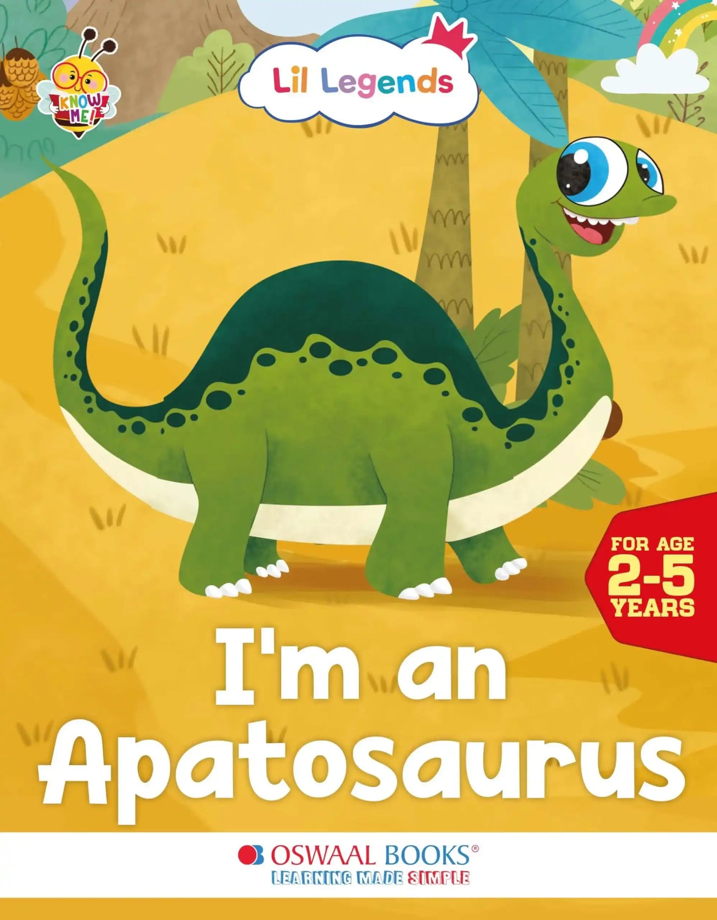 Oba Lil Legends -I Am A Apatosorrus (Know Me Series)