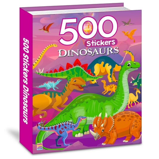 My First 500 Dinosaur Sticker Activity Book for Kids, Children and Toddlers – Fun Activity with Coloring – Ages 3+ Years