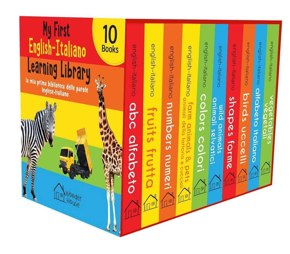My First English-Italian  Learning Library (La Mia Prima Biblioteca Delle Parole Inglese-Italiano) :