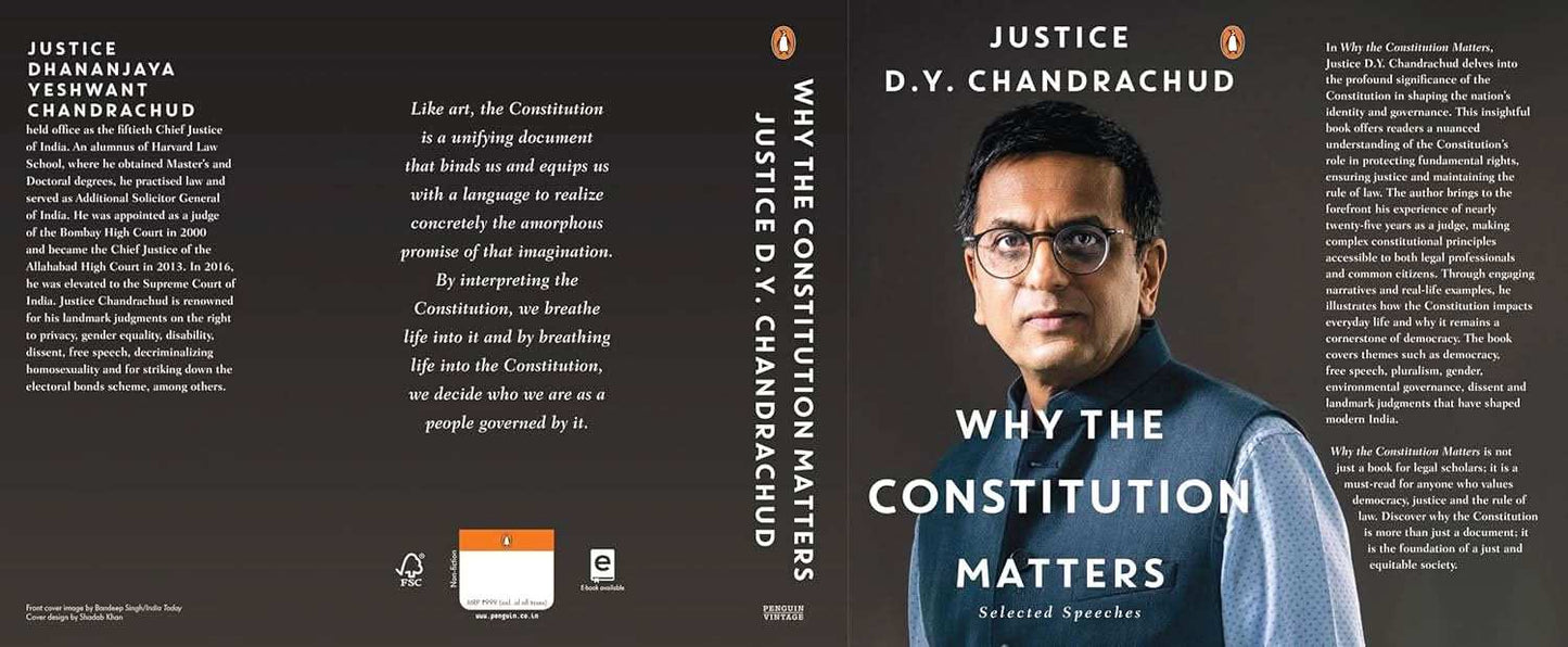 Why The Constitution Matters Justice DY Chandrachud Oxford