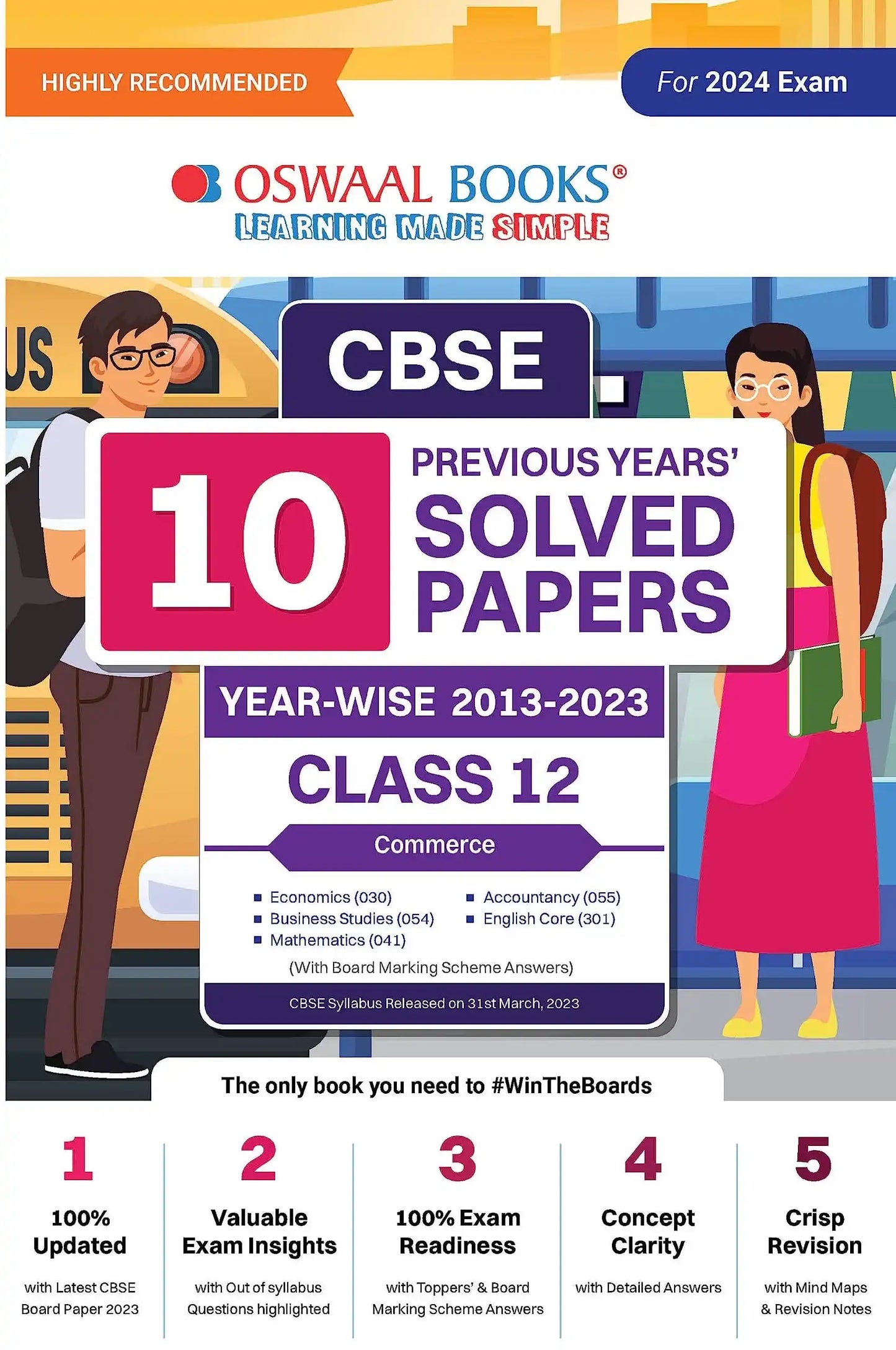 Oba Cbse 10 Yrs Solved (Commerce) Bk 12 (2024)