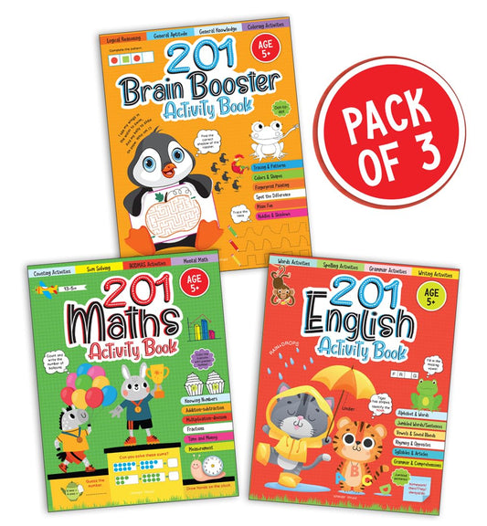 201 Activity Books (Pack Of 3 Books)