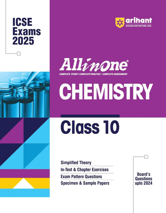 Arihant Aio Icse Chemistry Bk 10 (2025)