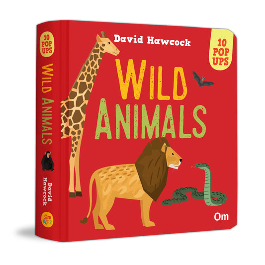 Pop Up Wild Animals Book for Children: 3D Interactive Wild Animals Pop-Up Book | Safari Adventure | Pop Up Journey with Lions, Elephants & More | ... Book for Kids; 3+ Ages (Pop-ups board books)