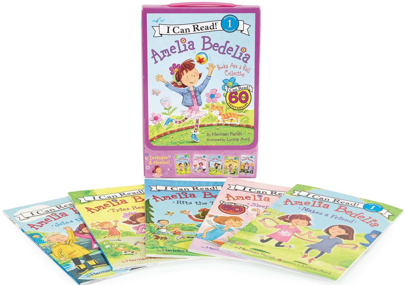 Amelia Bedelia I Can Read Box Set #2: Books Are A Ball