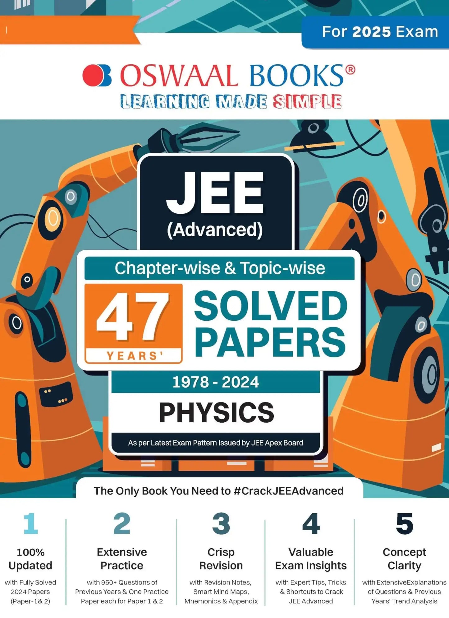 Oba Jee Advanced 47 Yrs C/W & T/W Physics Solved Paper (2025)