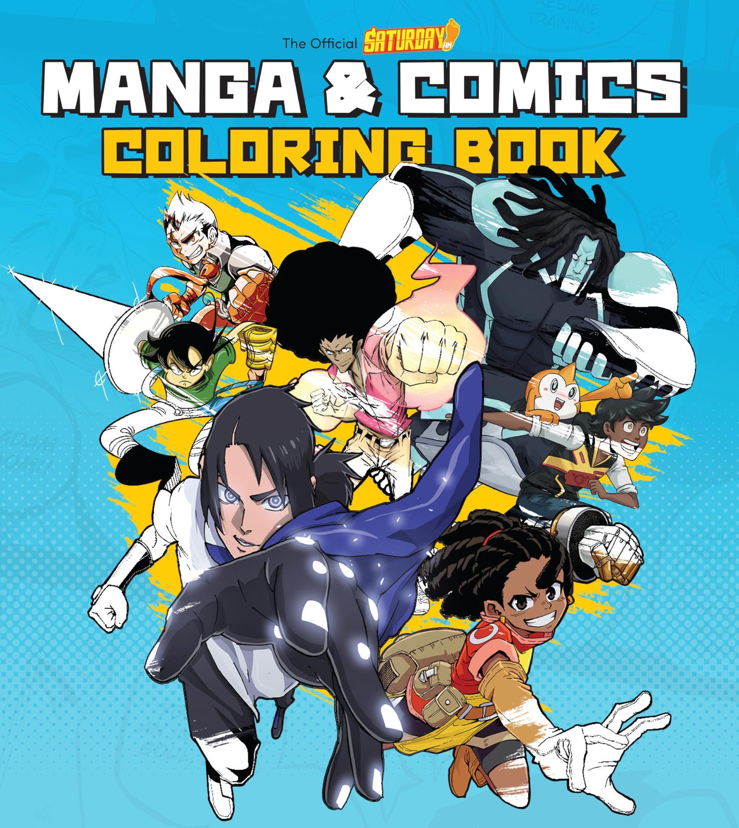 Saturday Am Manga And Comics Coloring Book