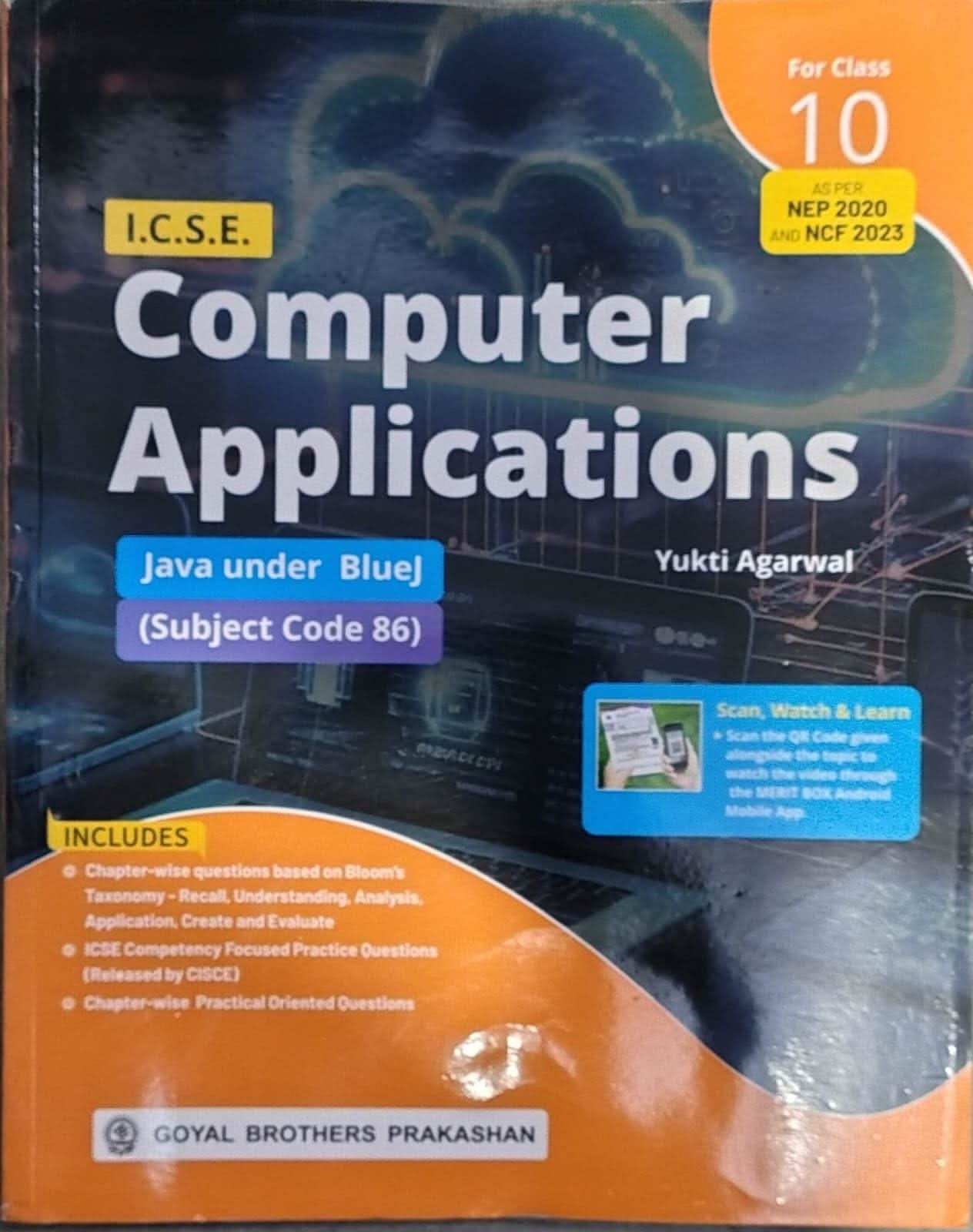 Gbp Icse Computer App Bk 10 (2026)