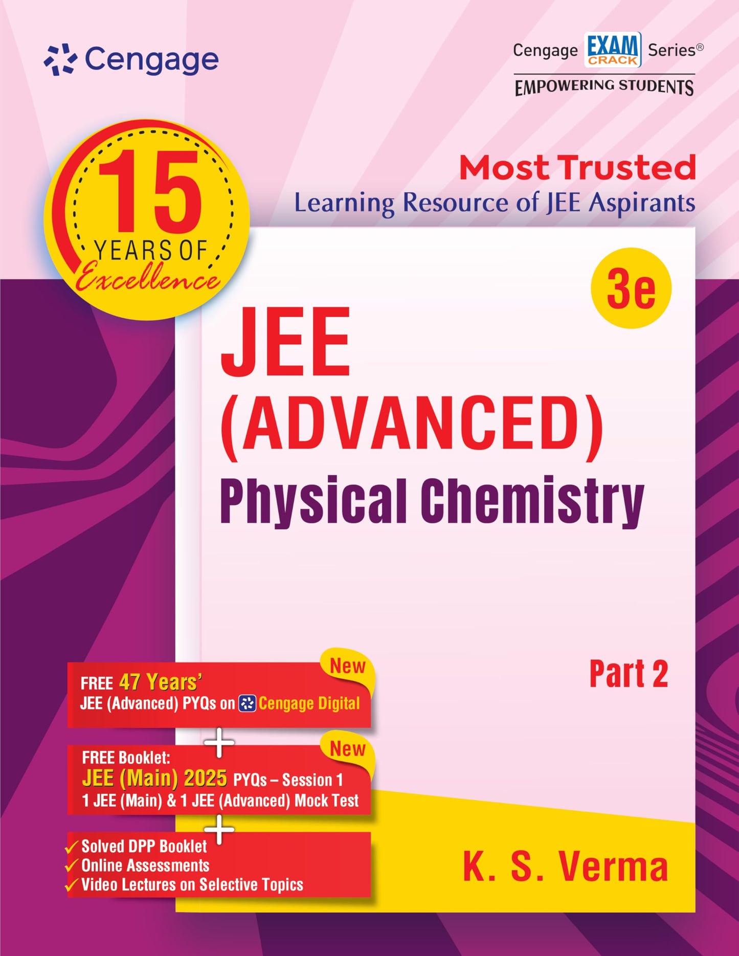 Cengage JEE Advanced Physical Chemistry: Part 2 with Free Online Assessments & Digital Content