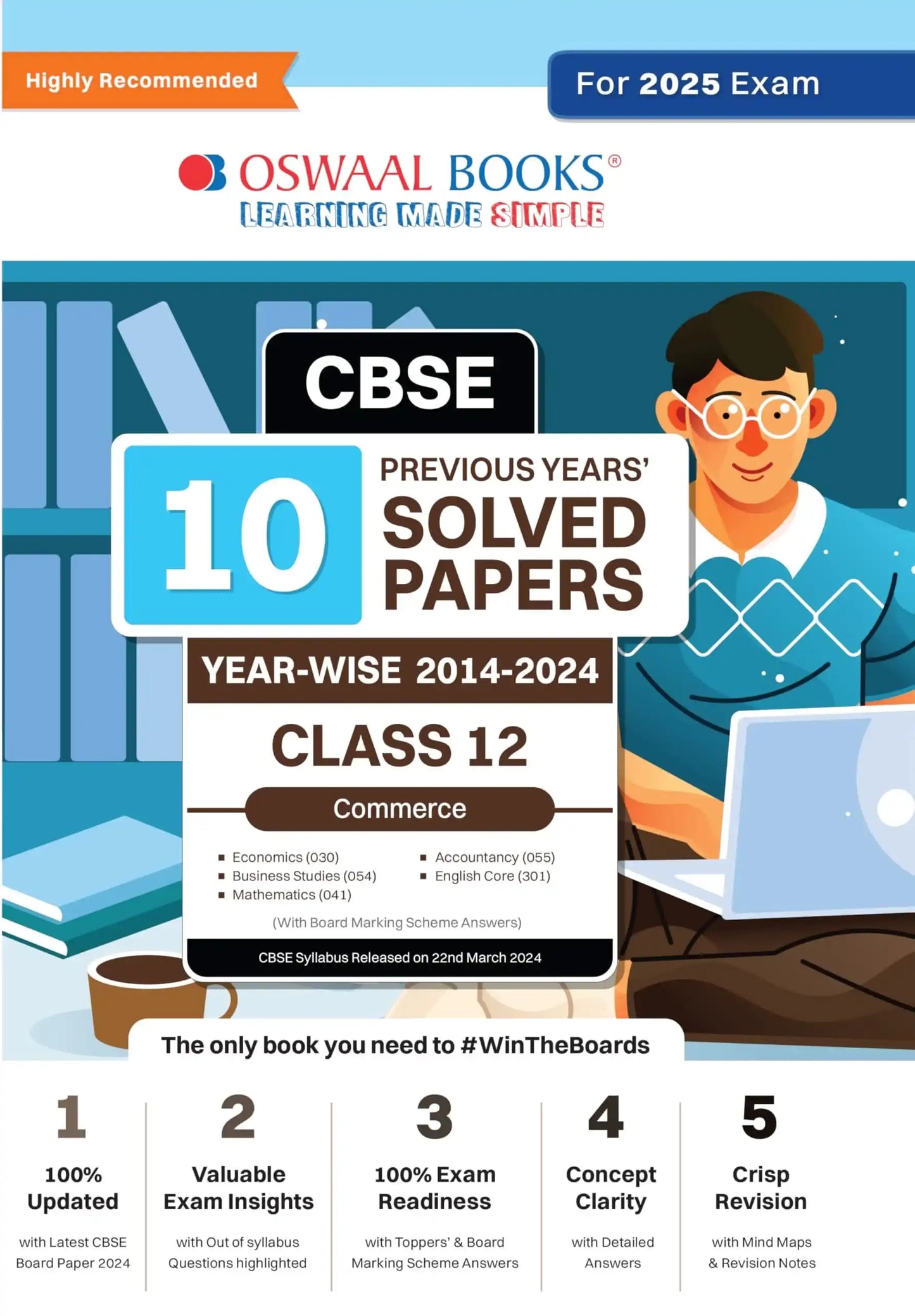 Oba Cbse 10 Yrs Commerce Solved Papers Bk 12 (2025)