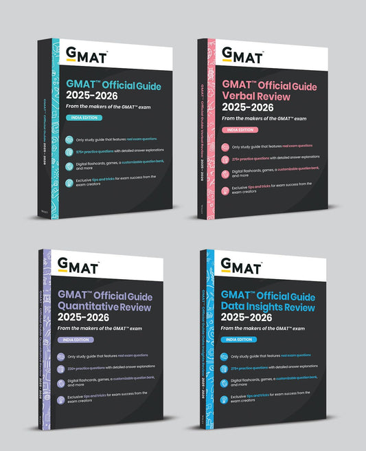 GMAT Official Guide 2025-2026 Bundle: Books + Online Question Bank