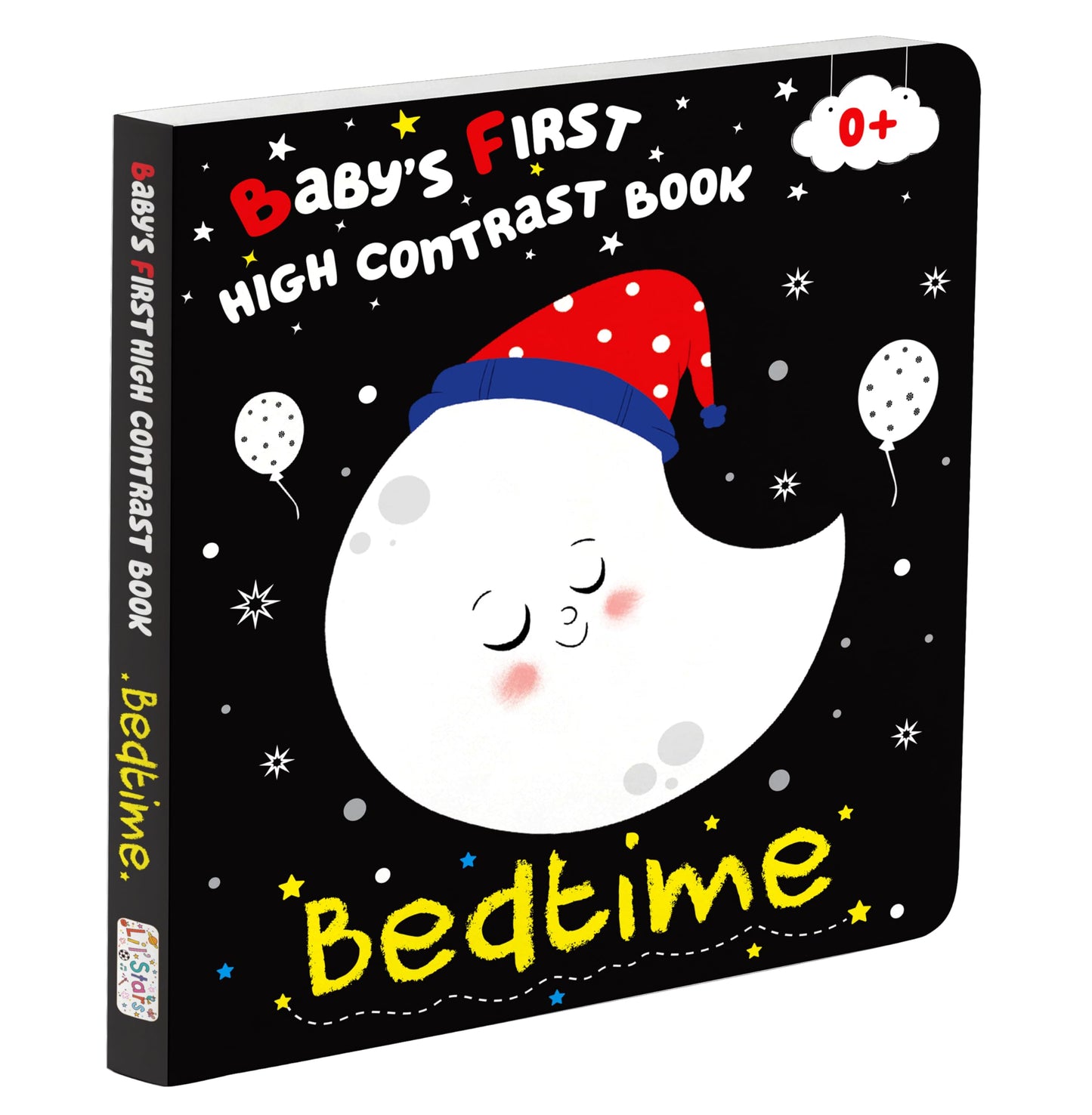 Contrast Playtime: Timeless Bedtime High Contrast Black & White Board Book for Infants - Begin a Lifetime of Learning