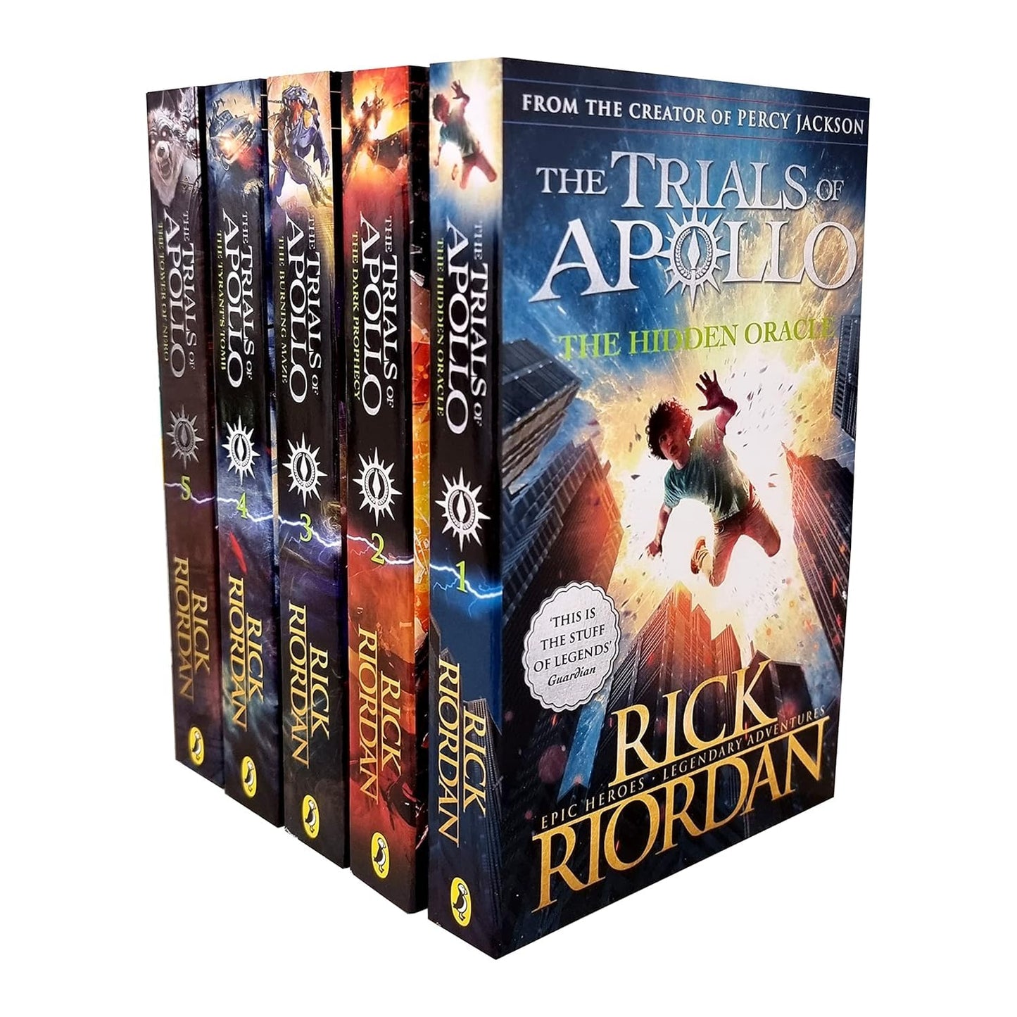 Box Set Trial Of Apollo Col 5 Book