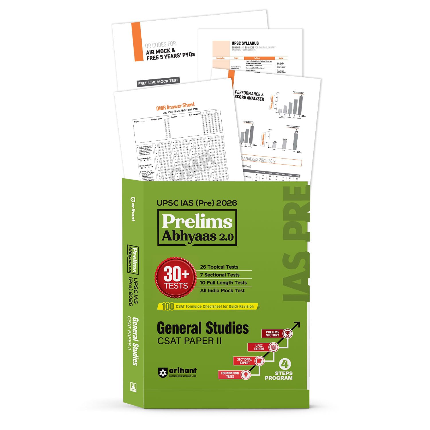 Arihant UPSC IAS Prelims 2026 – General Studies CSAT Paper 2 | Prelims