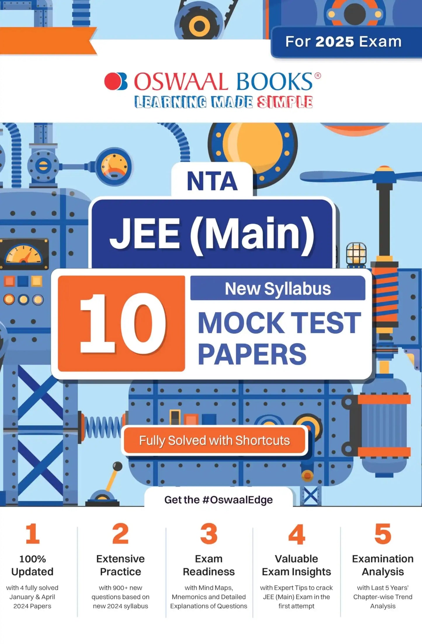 Oba Jee Main 10 Mock Test Papers Science Stream 12 (2025)
