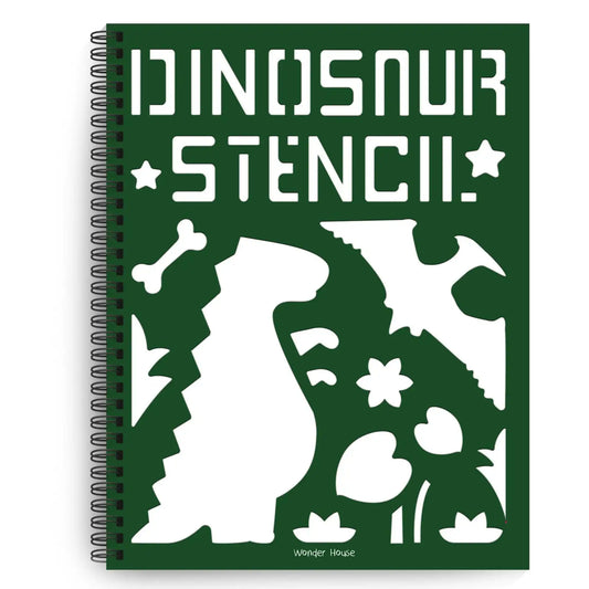 Stencil Book: Dinosaur