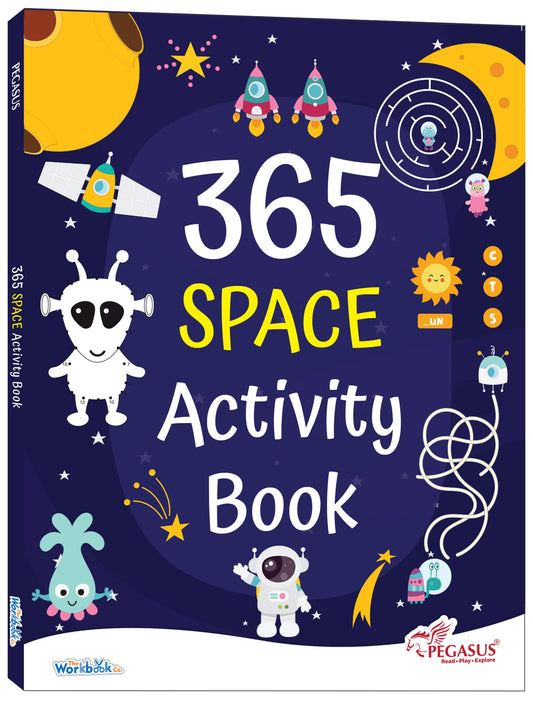 365 Space Activity Book for Kids 4+ | Fun Space-Themed Activities with Puzzles, Mazes, Games & Coloring | Daily Learning & Creativity | Best Gift for Children