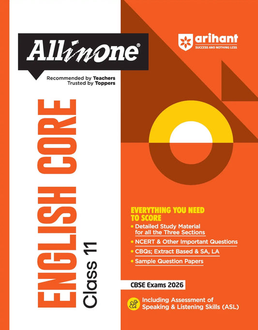 Arihant Aio English Core Bk 11 [2026]