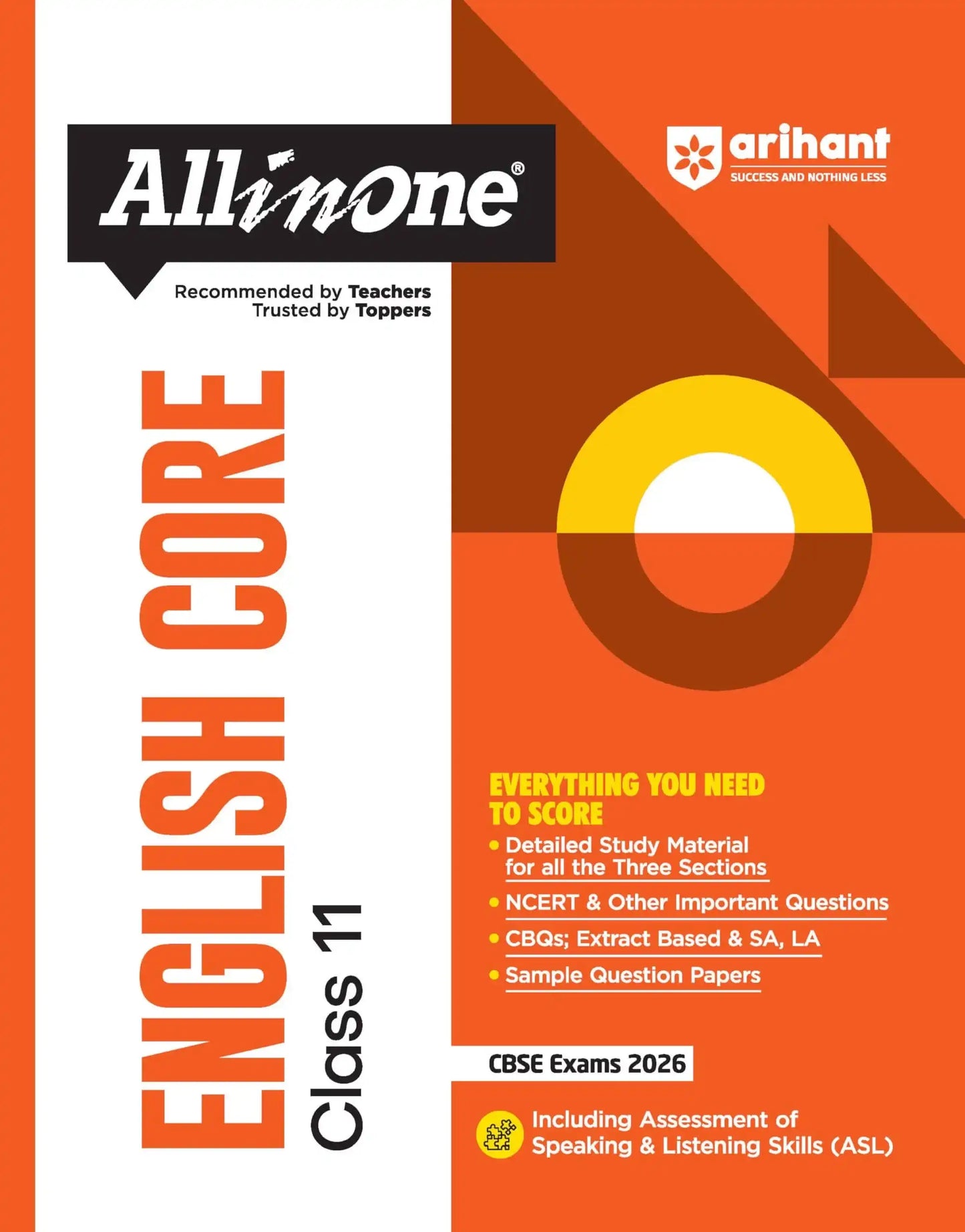 Arihant Aio English Core Bk 11 [2026]