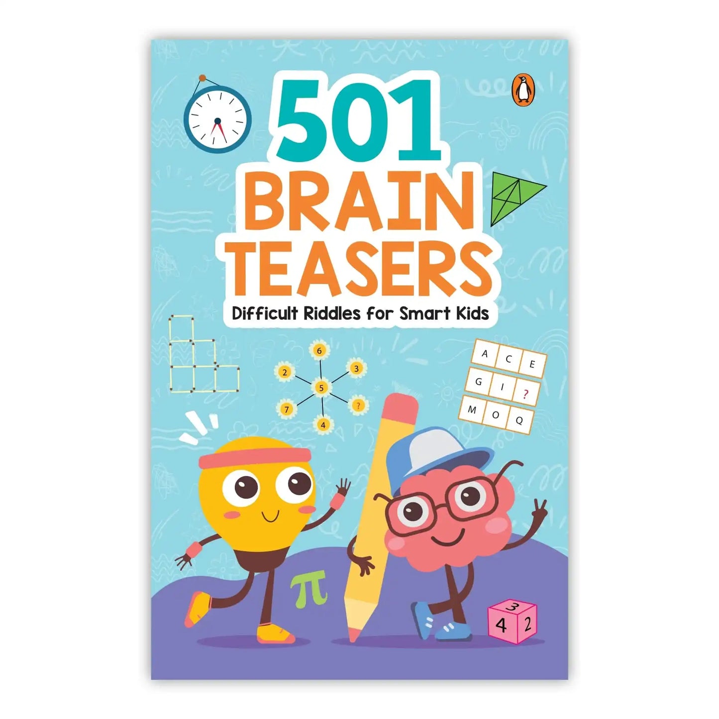 Brain Teasers: 501 Difficult Riddles For Smart Kids (4 Colour)